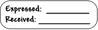 Expressed/Received Labels